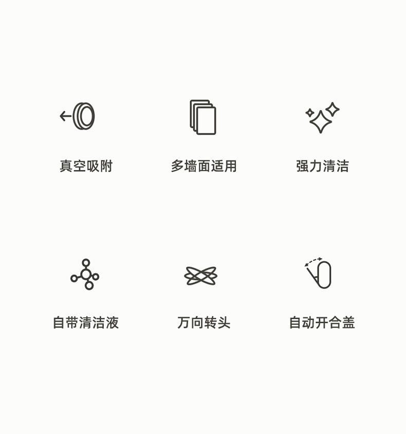 Suction Cup Visible Disposable Toilet Brush