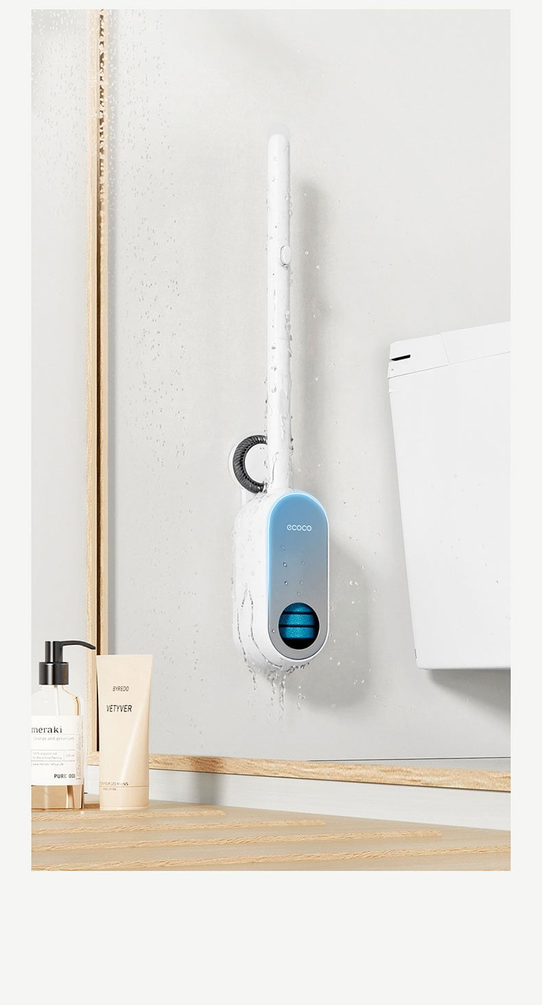 Suction Cup Visible Disposable Toilet Brush